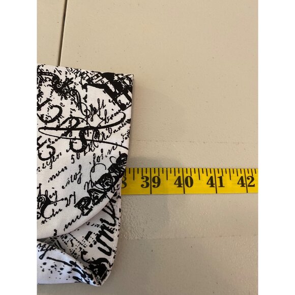 Joseph Ribkoff Cropped Pants Black & White Big City Print Size 4 - Picture 7 of 10